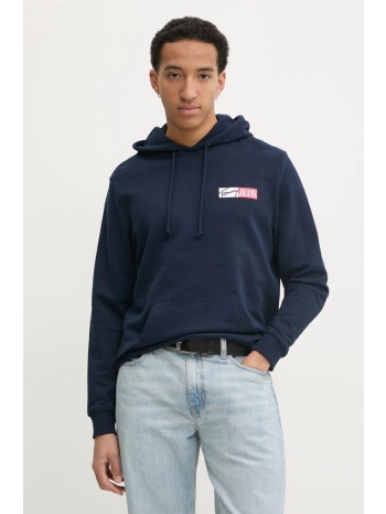 παιδική βαμβακερή μπλούζα tommy jeans χρώμα ναυτικό μπλε