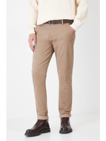 παντελόνι medicine χρώμα μπεζ κύριο υλικό 98% βαμβάκι, 2%