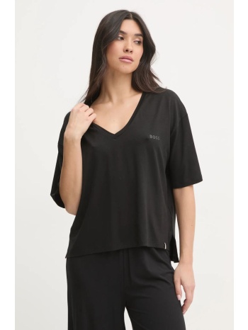 μπλουζάκι boss χρώμα μαύρο, 50535723 95% lyocell, 5%