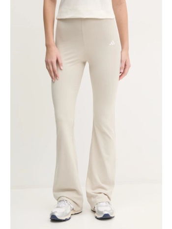 κολάν adidas essentials χρώμα μπεζ, jd3072 90% βαμβάκι