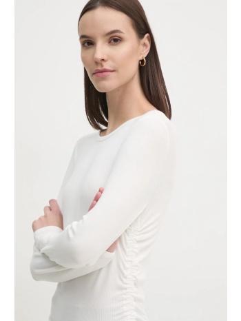μακρυμάνικο dkny χρώμα μπεζ, dp5t9985 95% ρεγιόν, 5%