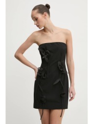 φόρεμα rotate χρώμα: μαύρο, 113590100 κύριο υλικό: 63% ανακυκλωμένος πολυεστέρας, 33% βισκόζη, 4% σπ