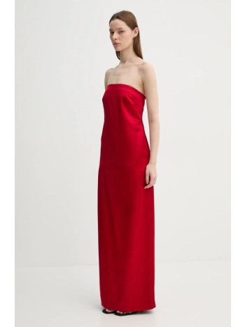 φόρεμα a.l.c. χρώμα κόκκινο, 6dres02534 κύριο υλικό 100%