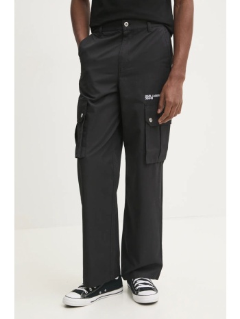 παντελόνι karl lagerfeld jeans χρώμα μαύρο, a1m10054 68%