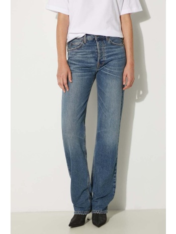 τζιν παντελόνι fiorucci mid blue straight fit jeans