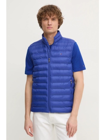 αμάνικο μπουφάν tommy hilfiger χρώμα μπλε, mw0mw37677