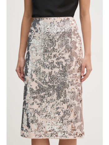 φούστα oui χρώμα μπεζ, 90971 κύριο υλικό 95% πολυεστέρας