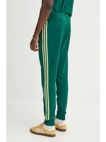 παντελόνι φόρμας adidas originals sst tp χρώμα πράσινο