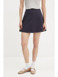 φούστα marc o`polo χρώμα: ναυτικό μπλε, 5000005656 74% βισκόζη, 21% πολυαμίδιο, 5% σπαντέξ