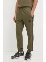 παντελόνι φόρμας adidas essentials χρώμα: πράσινο, jd1857 κύριο υλικό: 55% βαμβάκι, 36% πολυεστέρας,