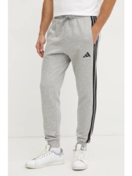 παντελόνι φόρμας adidas essentials χρώμα: γκρι, je6318 κύριο υλικό: 55% βαμβάκι, 36% πολυεστέρας, 9%