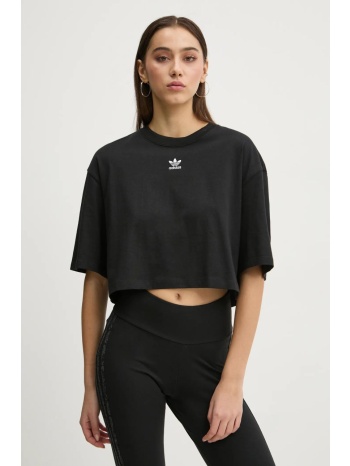 μπλουζάκι adidas originals essential χρώμα μαύρο, iw5706