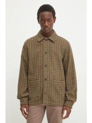 μάλλινο πουκάμισο les deux χρώμα: πράσινο, ldm640121 50% μαλλί, 50% ανακυκλωμένος πολυεστέρας