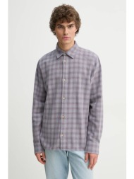 πουκάμισο won hundred χρώμα: μοβ, 3300-14267 κύριο υλικό: 50% ανακυκλωμένο βαμβάκι, 25% βαμβάκι, 25%