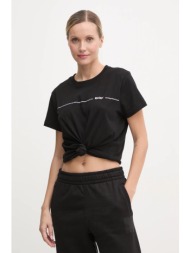 βαμβακερό μπλουζάκι dkny γυναικείο, χρώμα: μαύρο, dp4t9518 κύριο υλικό: 100% βαμβάκι
πλέξη λαστιχο: 