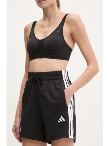 σορτς adidas essentials χρώμα μαύρο, jd0908 93% βαμβάκι