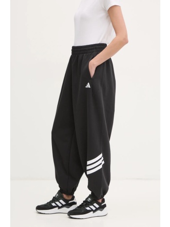 παντελόνι φόρμας adidas future icons χρώμα μαύρο, je0141