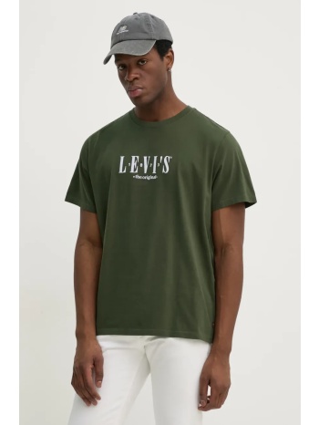 βαμβακερό μπλουζάκι levi`s ss relaxed fit tee ανδρικό