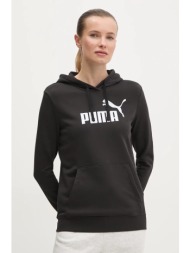 μπλούζα puma χρώμα: μαύρο, με κουκούλα, 682390 κύριο υλικό: 68% βαμβάκι, 32% πολυεστέρας
φόδρα κουκο