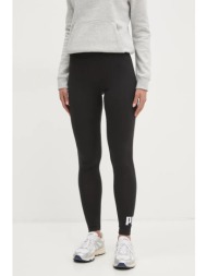 κολάν puma χρώμα: μαύρο, 682426 95% βαμβάκι, 5% σπαντέξ