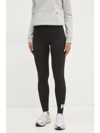 κολάν puma χρώμα μαύρο, 682426 95% βαμβάκι, 5% σπαντέξ