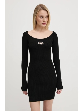 φόρεμα diesel m-vera dress χρώμα μαύρο, a14188.0dlax 83%