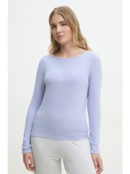 μακρυμάνικο abercrombie & fitch χρώμα: μοβ, ki139-5196 53% modal, 42% βαμβάκι, 5% σπαντέξ