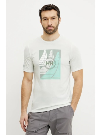 αθλητικό μπλουζάκι helly hansen race graphic χρώμα