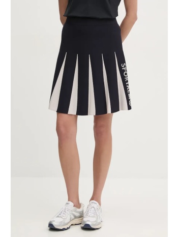 φούστα sportalm χρώμα ναυτικό μπλε, 600093 83% βισκόζη