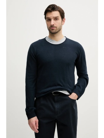 πουλόβερ από λινό μείγμα pepe jeans layne ανδρικό, χρώμα