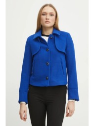 μάλλινο παλτό morgan gmim1 γυναικείο, χρώμα: μπλε, gmim1 κύριο υλικό: 60% πολυεστέρας, 40% μαλλί
φόδ