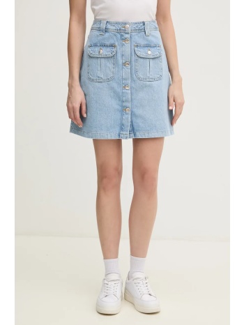 τζιν φούστα joop! χρώμα μπλε, 30046659 100% βαμβάκι