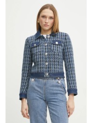 μπουφάν από μίγμα μαλλιού morgan viki χρώμα: μπλε, viki φόδρα: 100% πολυεστέρας
υλικό 1: 56% πολυεστ