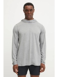 αθλητική μπλούζα fjallraven abisko χρώμα: γκρι, f87199 100% πολυεστέρας