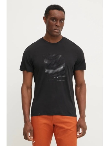 αθλητικό μπλουζάκι salewa eagle χρώμα μαύρο, 00.0000028901