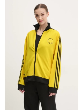 μπλούζα adidas originals x smiley χρώμα κίτρινο, jd2737