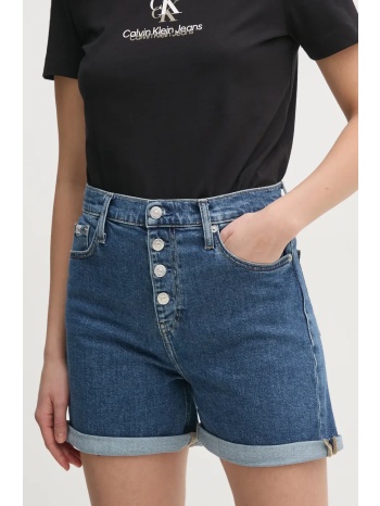 σορτς calvin klein jeans χρώμα μπλε, j20j225512 υλικό 1