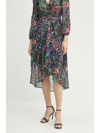 φούστα morgan jary.f χρώμα μοβ, jary.f κύριο υλικό 98%