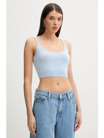 τοπ από κασμίρ from future χρώμα μπλε, wto02580 100%