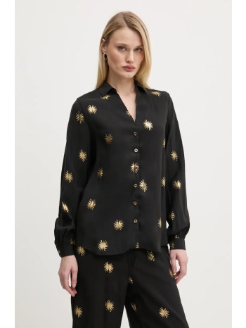 πουκάμισο never fully dressed gold sun miley χρώμα μαύρο
