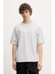 βαμβακερό μπλουζάκι iro ανδρικό, χρώμα: γκρι, mp19jessiespe 100% βαμβάκι