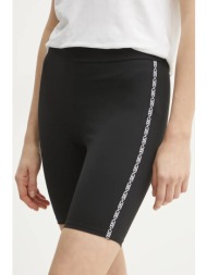 σορτς michael michael kors χρώμα: μαύρο, mr530qn1re 81% νάιλον, 19% ελαστάν