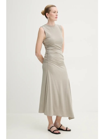 φόρεμα gestuz χρώμα γκρι, 10909967 90% βισκόζη, 10% ελαστάν