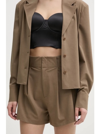 σορτς isabelle blanche χρώμα μπεζ, is25ss-p019-t003 υλικό