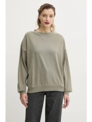 βαμβακερή μπλούζα 2ndday stewart γυναικεία, χρώμα: πράσινο, 2252245330 100% βαμβάκι