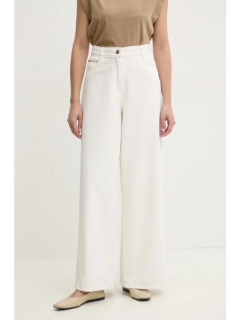 τζιν παντελόνι sessun χρώμα μπεζ, 24207028 100% βαμβάκι