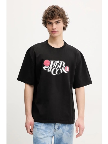 βαμβακερό μπλουζάκι fiorucci curly lollipop logo boxy