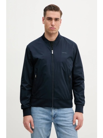 μπουφάν bomber calvin klein χρώμα ναυτικό μπλε, lv040fm512
