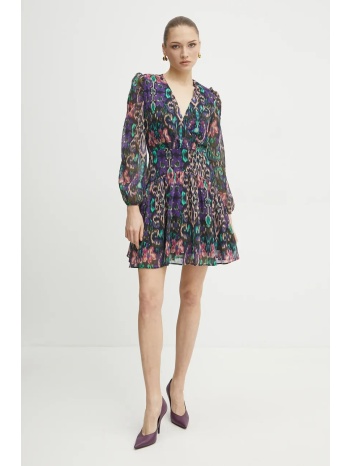 φόρεμα morgan rabil.f χρώμα μοβ, rabil.f κύριο υλικό 98%