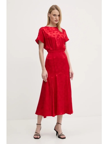 φόρεμα never fully dressed erin χρώμα κόκκινο, nfddr1921